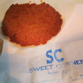 Gluten-free peanut butter cookie from Sweet Corner Bakeshop